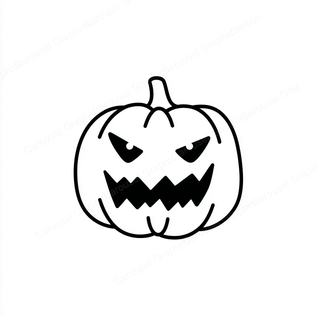 Jack-O-Lantern Vector Graphic preview