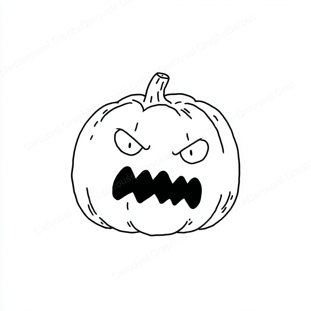 Jack-O-Lantern Vector Graphic preview