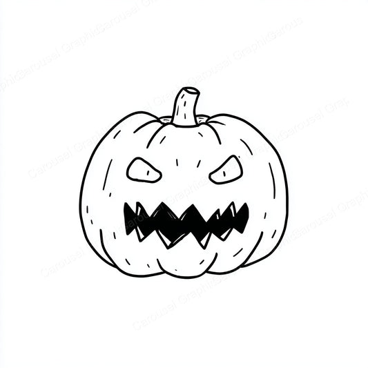Jack-O-Lantern Vector Graphic preview