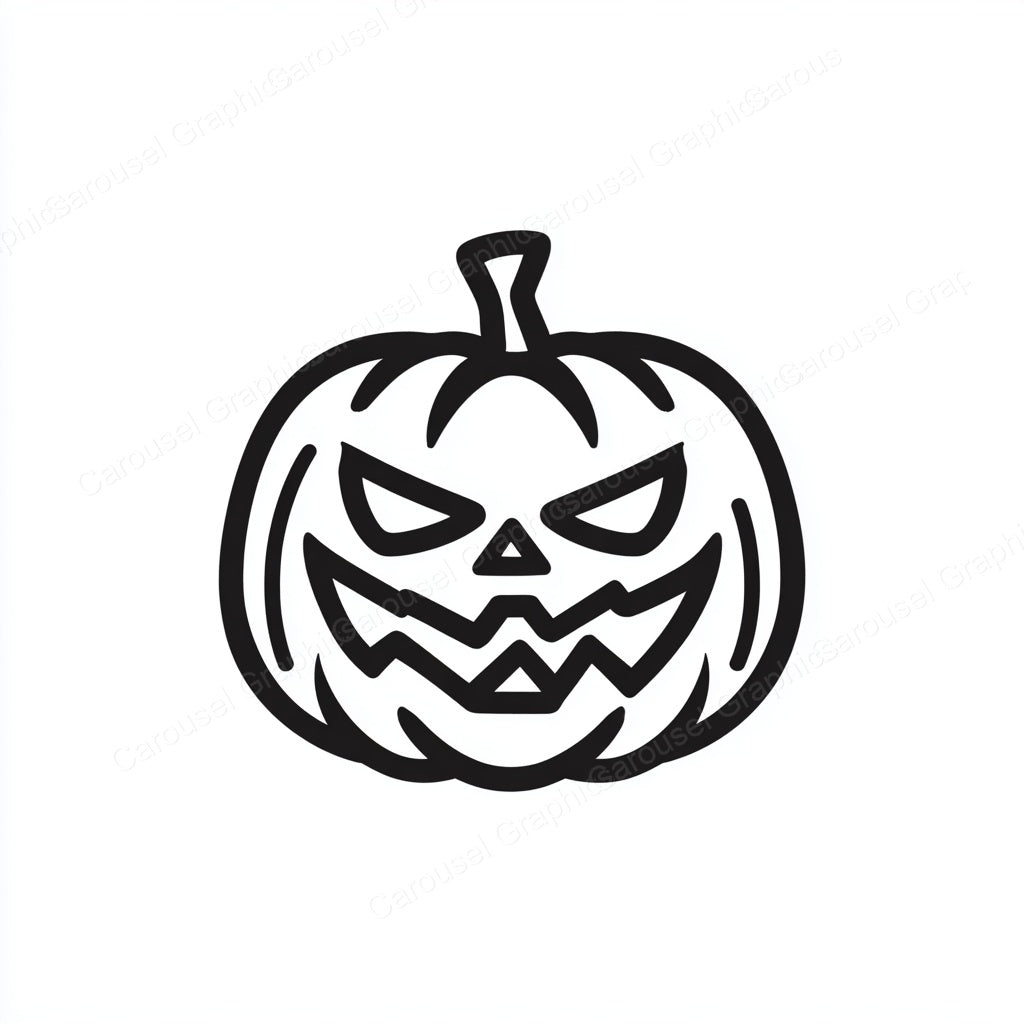 Jack-O-Lantern Vector Graphic preview
