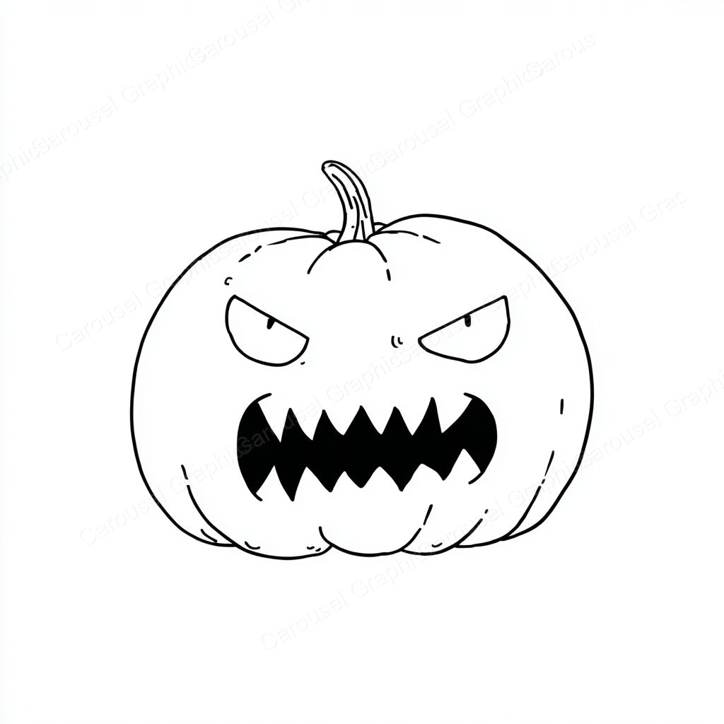 Jack-O-Lantern Vector Graphic preview
