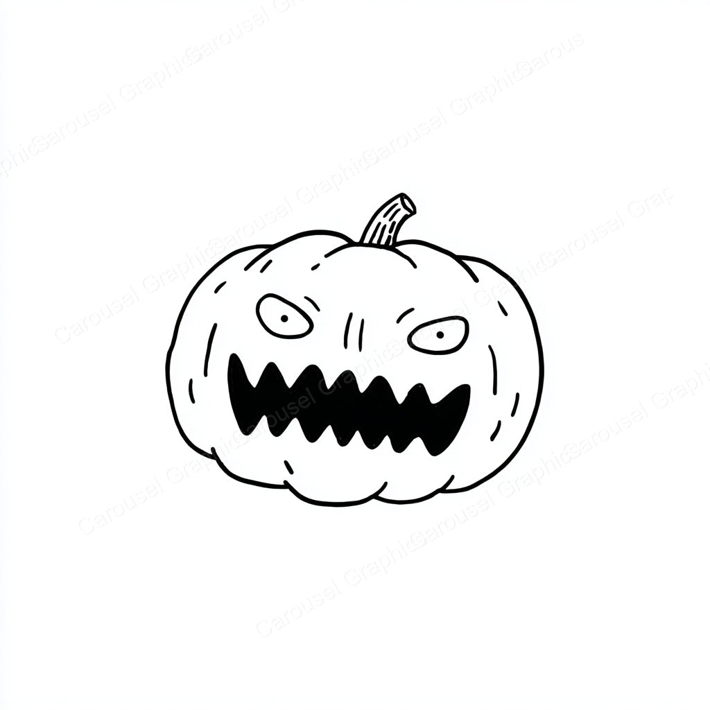 Jack-O-Lantern Vector Graphic preview