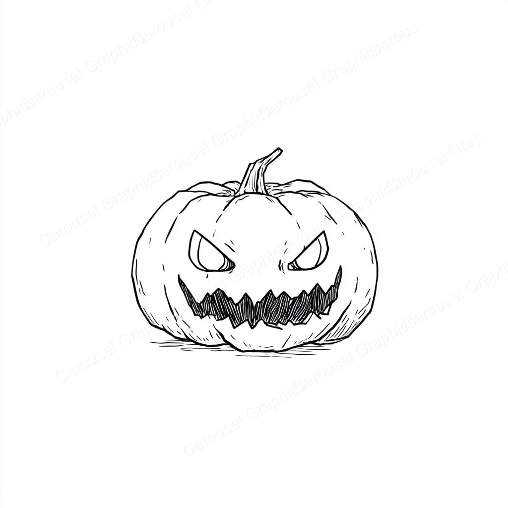 Jack-O-Lantern Vector Graphic preview