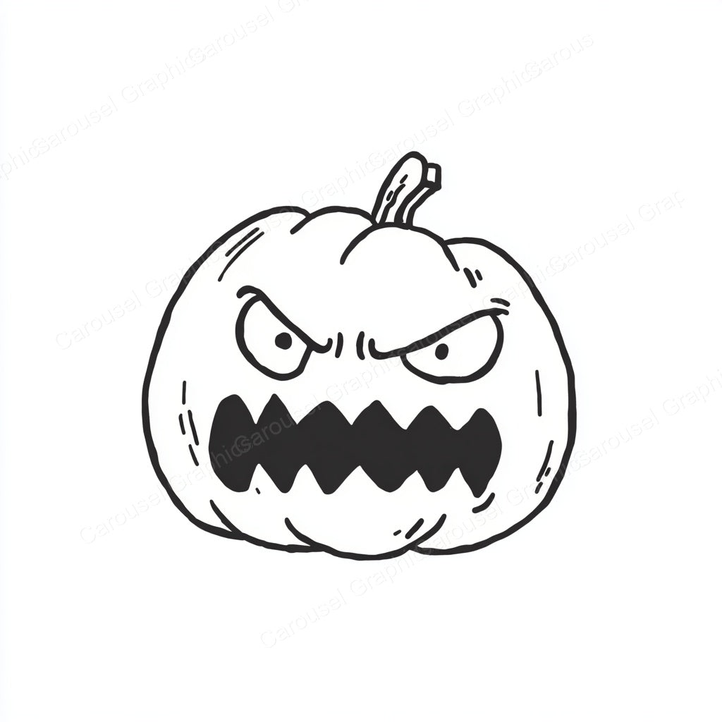 Jack-O-Lantern Vector Graphic preview