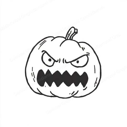 Jack-O-Lantern Vector Graphic preview