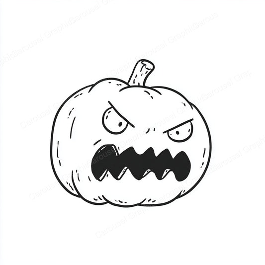 Jack-O-Lantern Vector Graphic preview