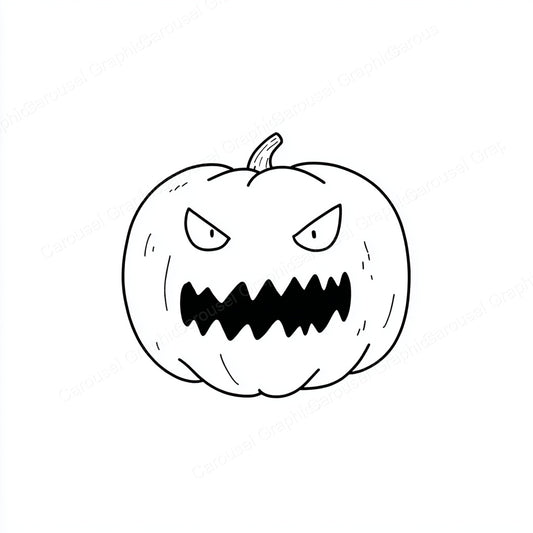 Jack-O-Lantern Vector Graphic preview