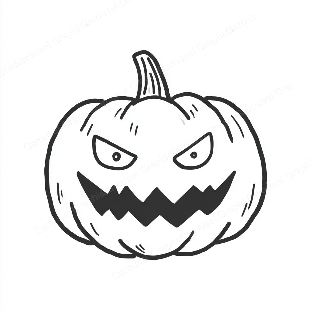 Jack-O-Lantern Vector Graphic preview