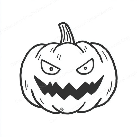 Jack-O-Lantern Vector Graphic preview