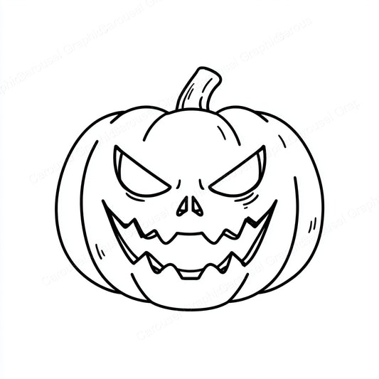 Jack-O-Lantern Vector Graphic preview