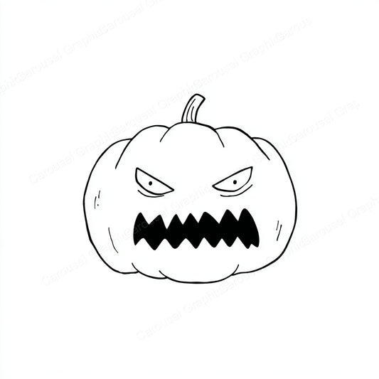 Jack-O-Lantern Vector Graphic preview