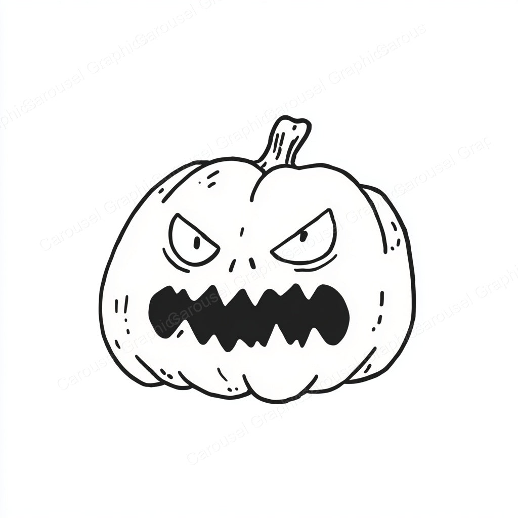 Jack-O-Lantern Vector Graphic preview