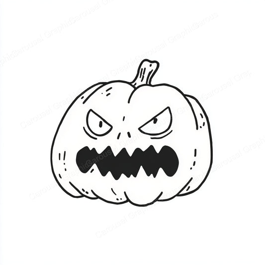 Jack-O-Lantern Vector Graphic preview