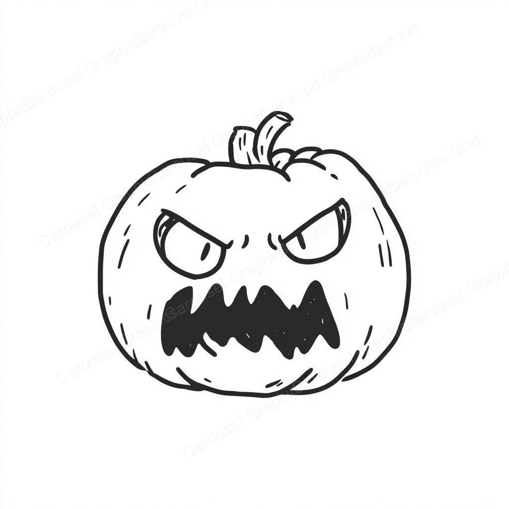 Jack-O-Lantern Vector Graphic preview