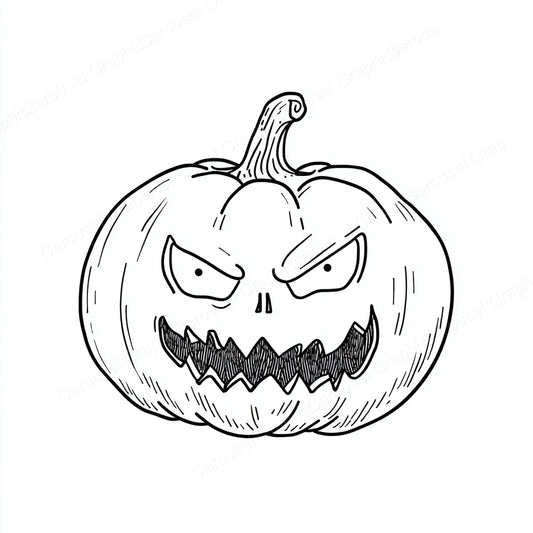 Jack-O-Lantern Vector Graphic preview