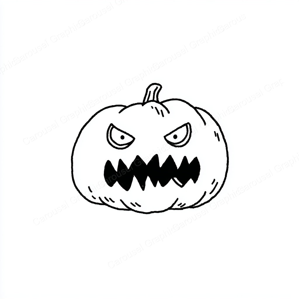 Jack-O-Lantern Vector Graphic preview