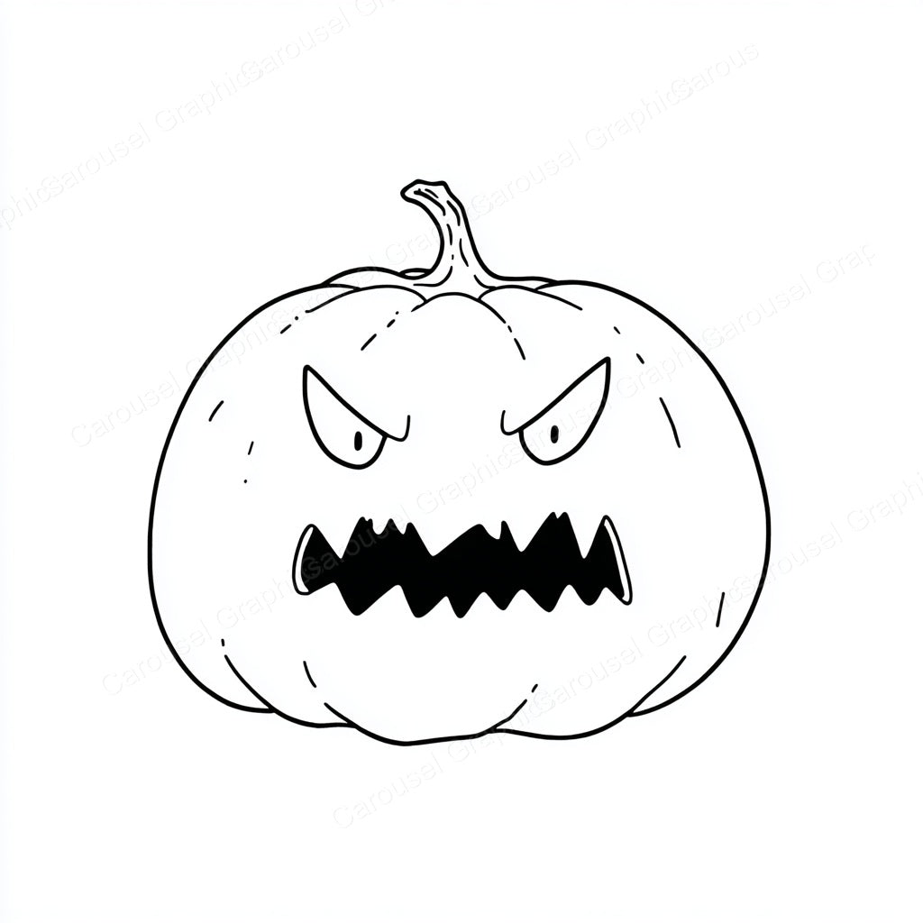 Jack-O-Lantern Vector Graphic preview