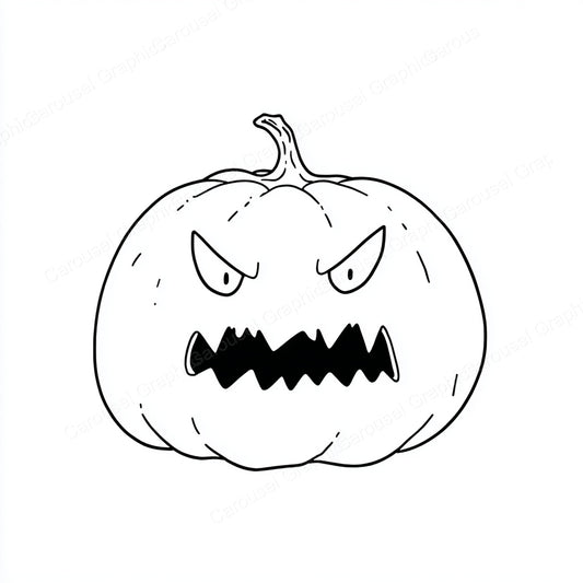 Jack-O-Lantern Vector Graphic preview
