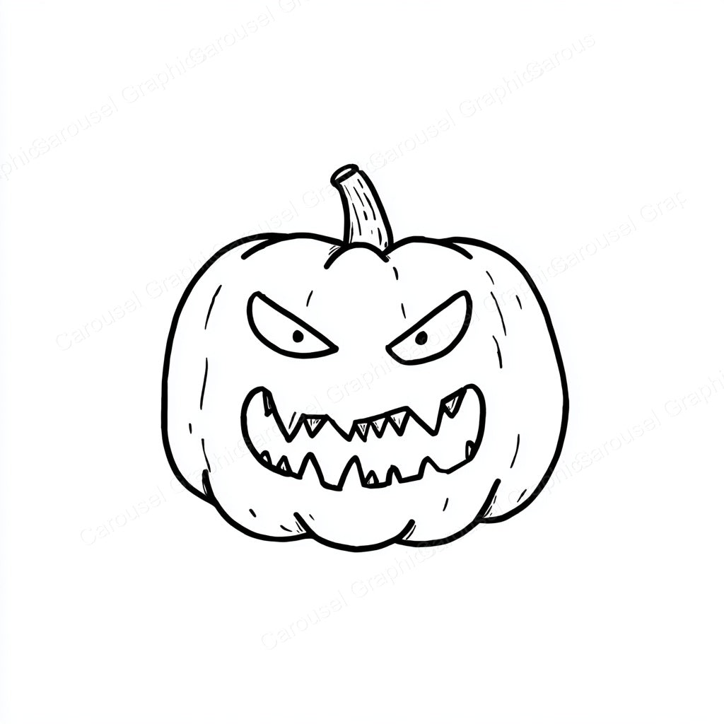 Jack-O-Lantern Vector Graphic preview