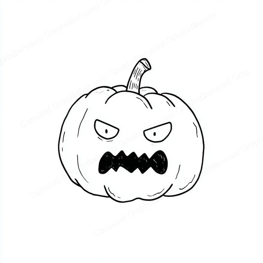 Jack-O-Lantern Vector Graphic preview