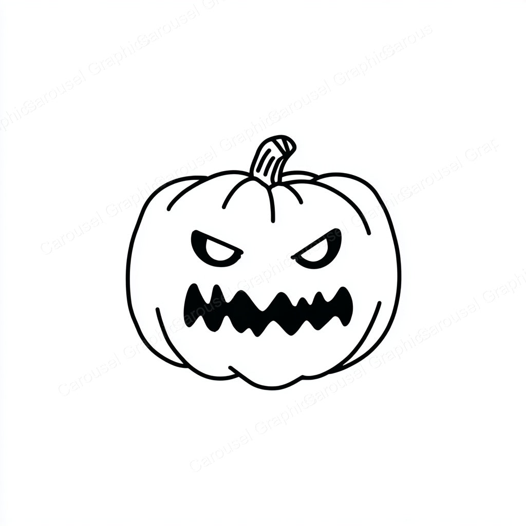 Jack-O-Lantern Vector Graphic preview