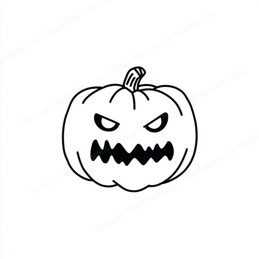 Jack-O-Lantern Vector Graphic preview