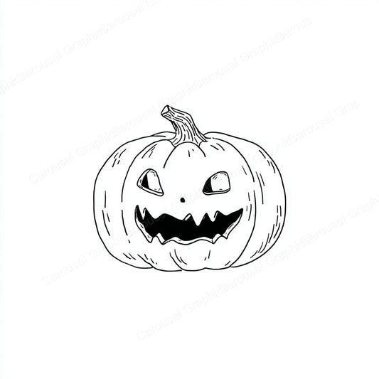 Jack-O-Lantern Vector Graphic preview