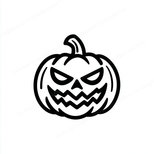 Jack-O-Lantern Vector Graphic preview