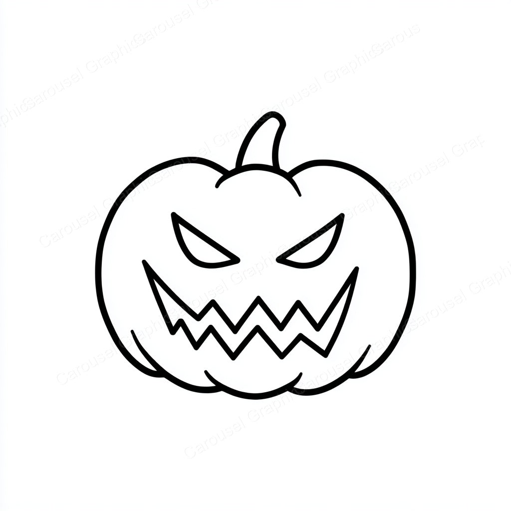 Jack-O-Lantern Vector Graphic preview