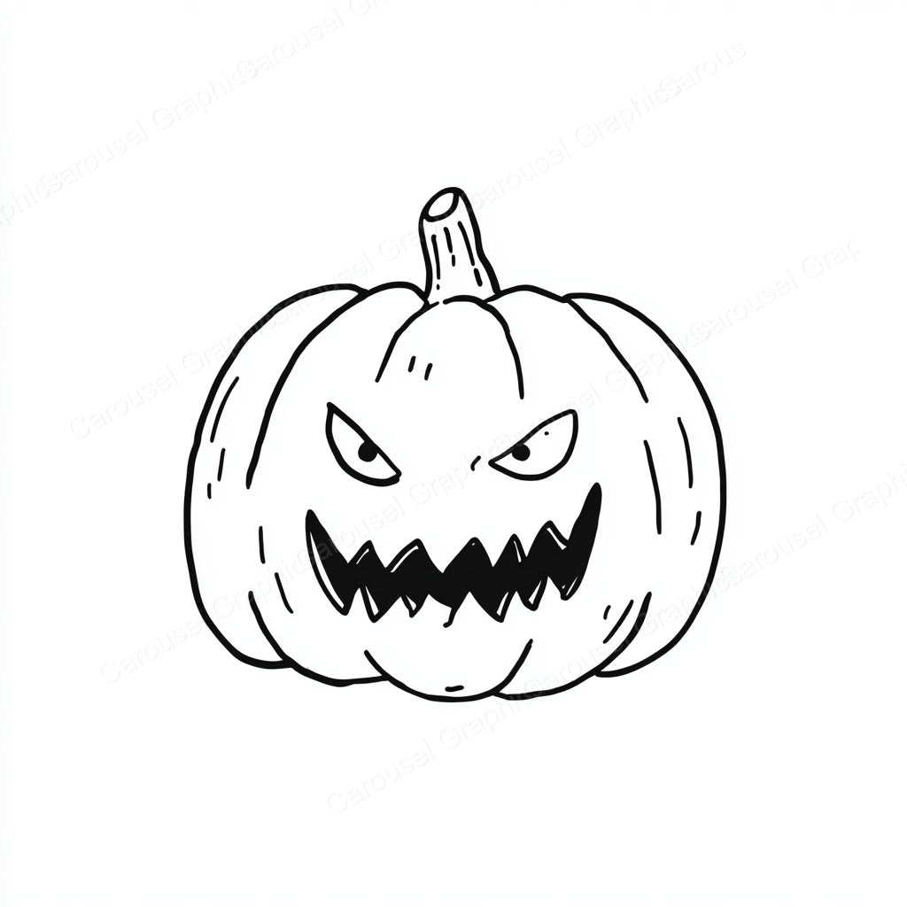 Jack-O-Lantern Vector Graphic preview