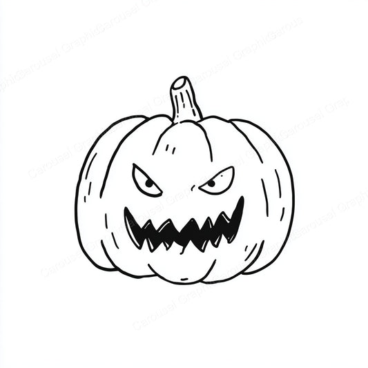 Jack-O-Lantern Vector Graphic preview