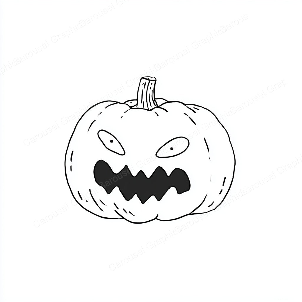 Jack-O-Lantern Vector Graphic preview