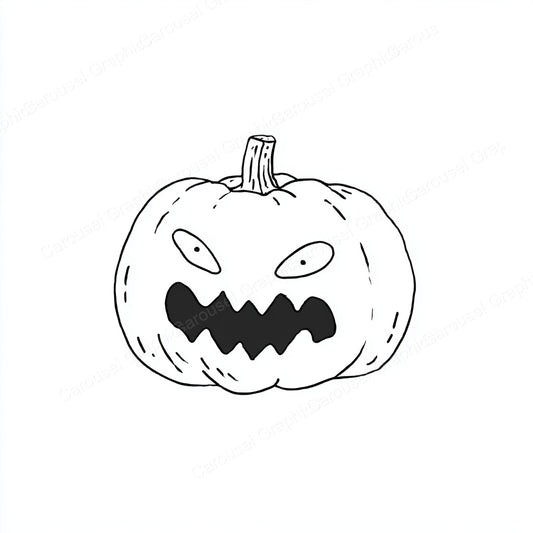Jack-O-Lantern Vector Graphic preview