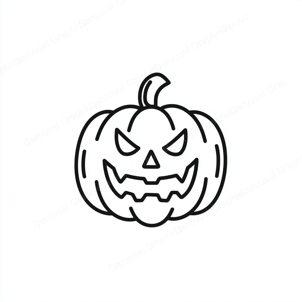Jack-O-Lantern Vector Graphic preview