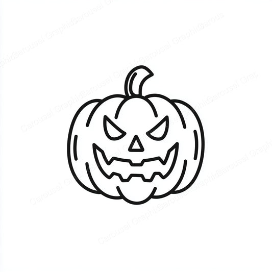 Jack-O-Lantern Vector Graphic preview