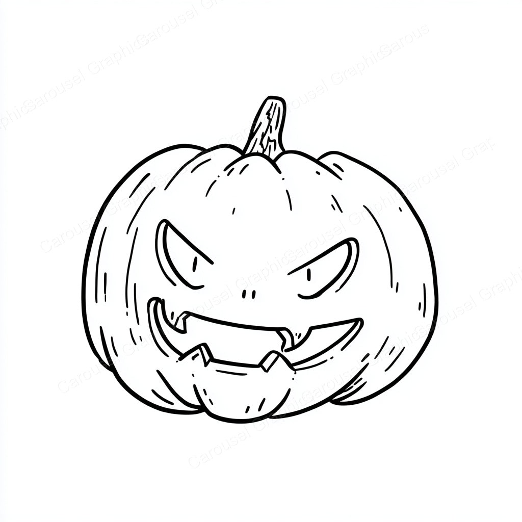 Jack-O-Lantern Vector Graphic preview
