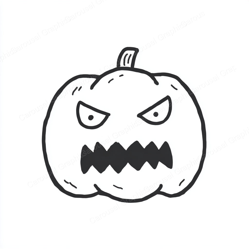 Jack-O-Lantern Vector Graphic preview