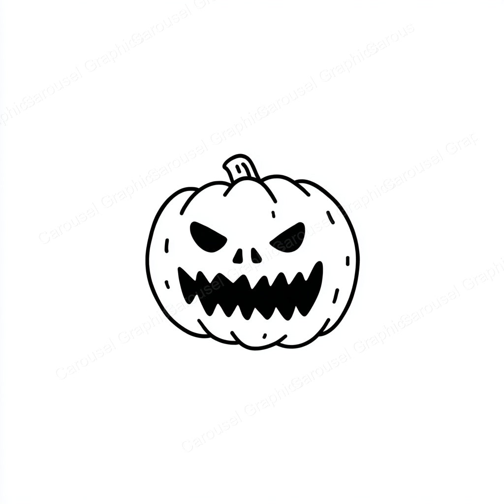 Jack-O-Lantern Vector Graphic preview