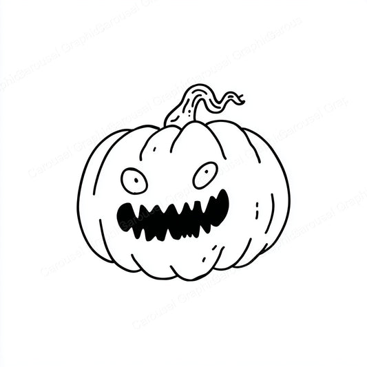 Jack-O-Lantern Vector Graphic preview