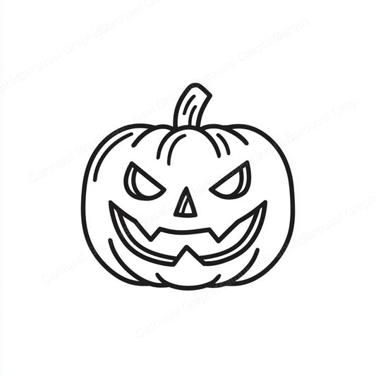 Jack-O-Lantern Vector Graphic preview