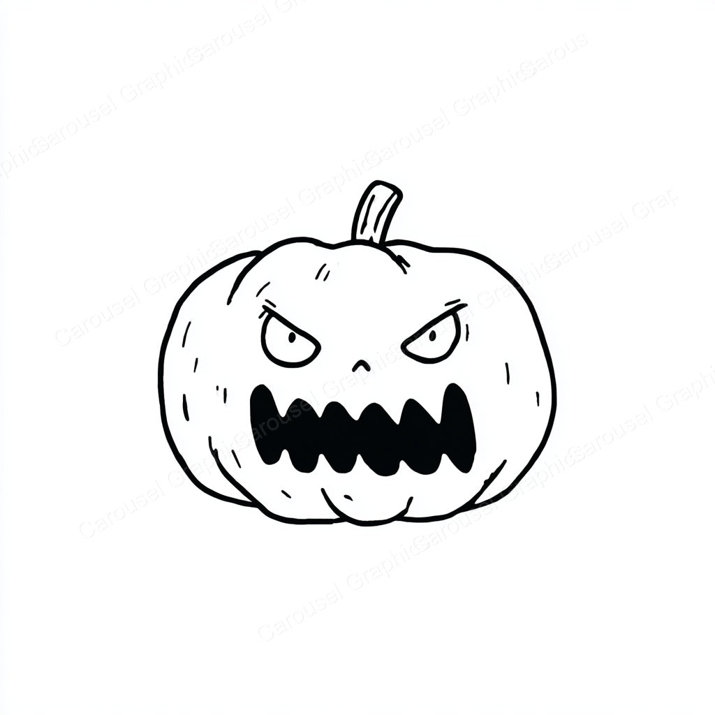 Jack-O-Lantern Vector Graphic preview