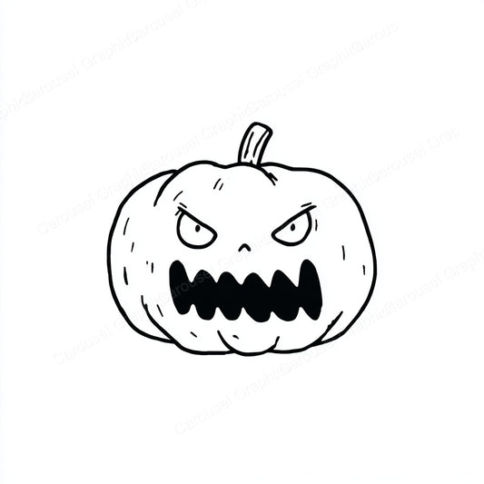 Jack-O-Lantern Vector Graphic preview
