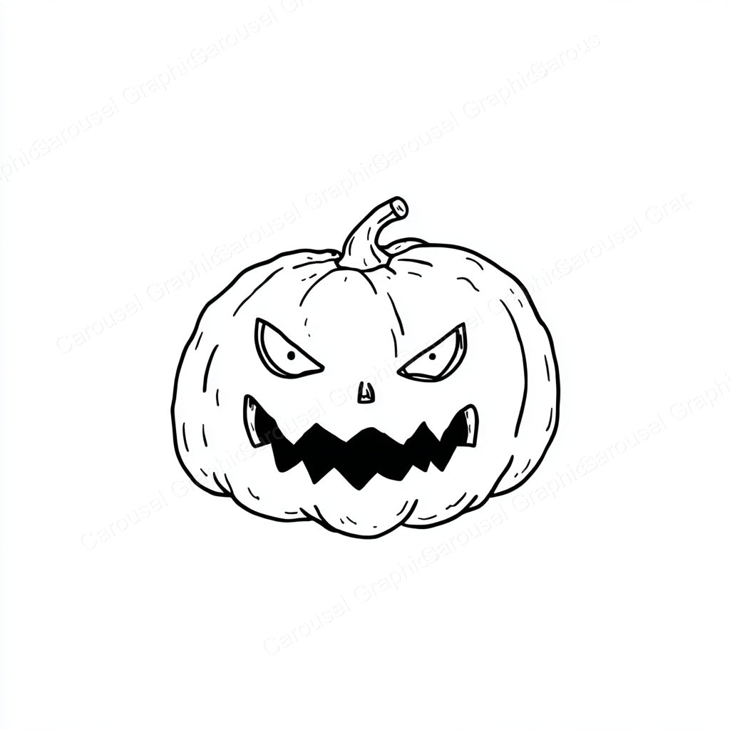 Jack-O-Lantern Vector Graphic preview
