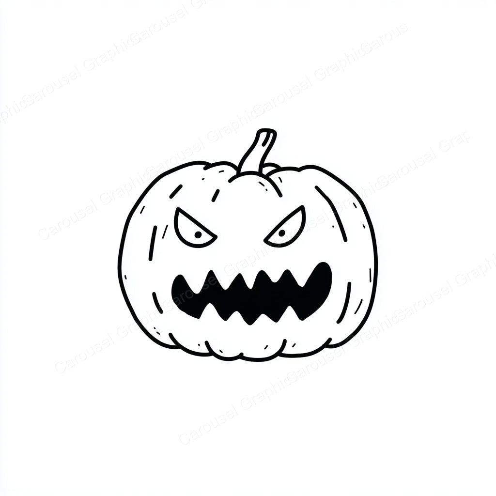 Jack-O-Lantern Vector Graphic preview