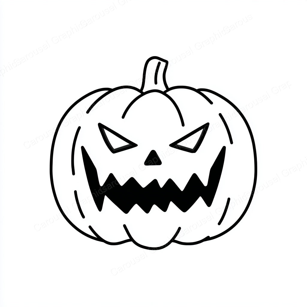Jack-O-Lantern Vector Graphic preview