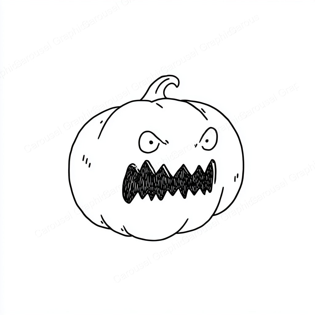 Jack-O-Lantern Vector Graphic preview