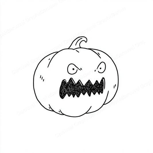 Jack-O-Lantern Vector Graphic preview