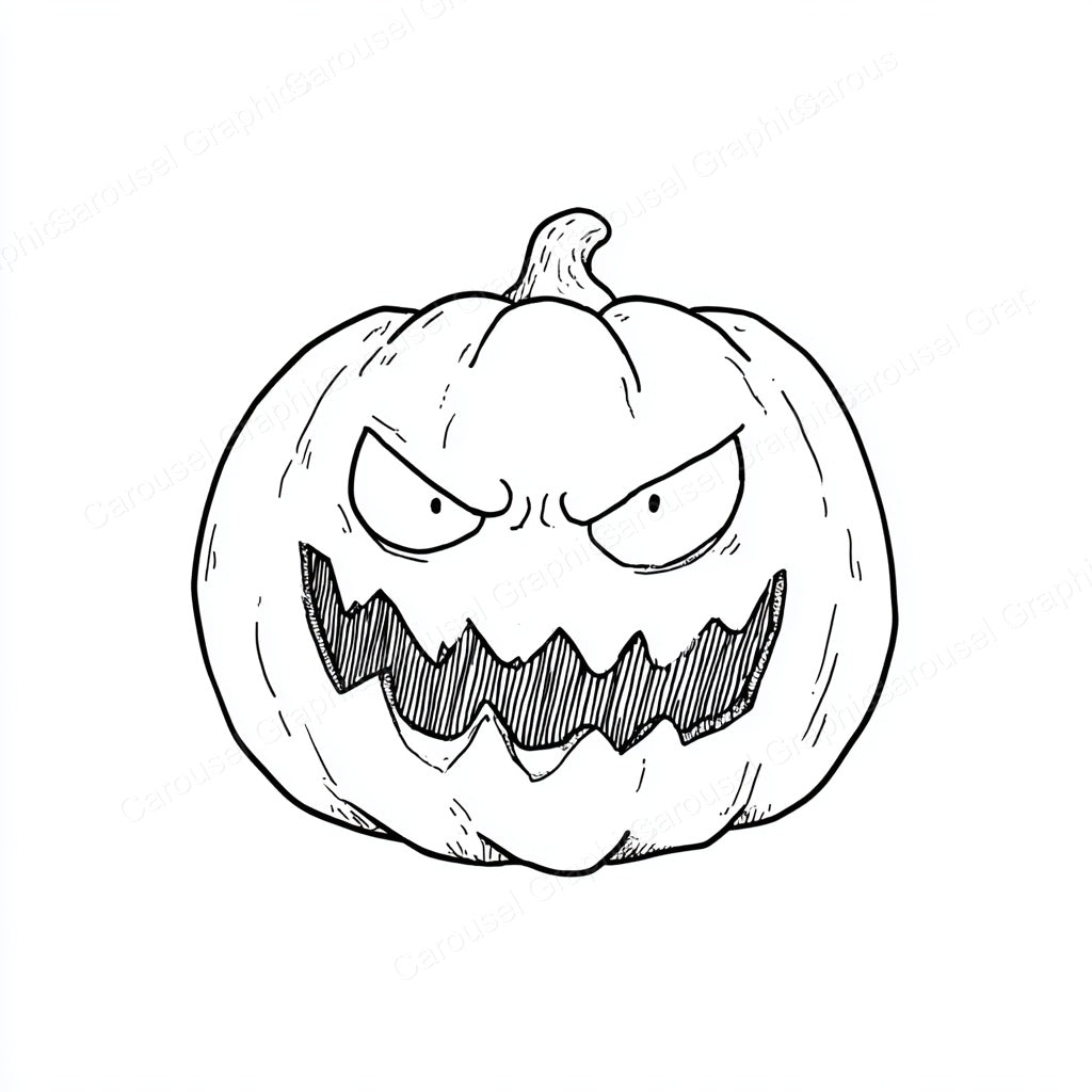 Jack-O-Lantern Vector Graphic preview