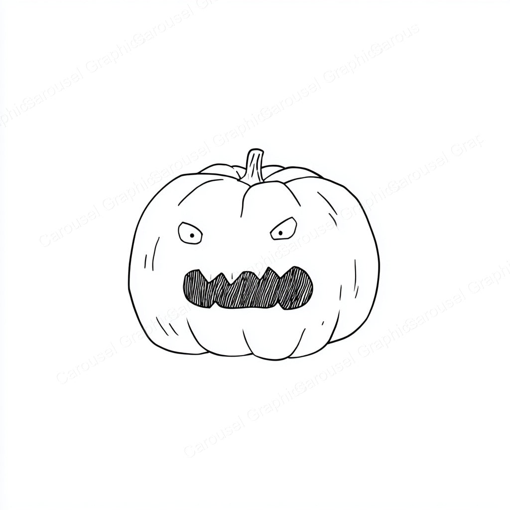 Jack-O-Lantern Vector Graphic preview