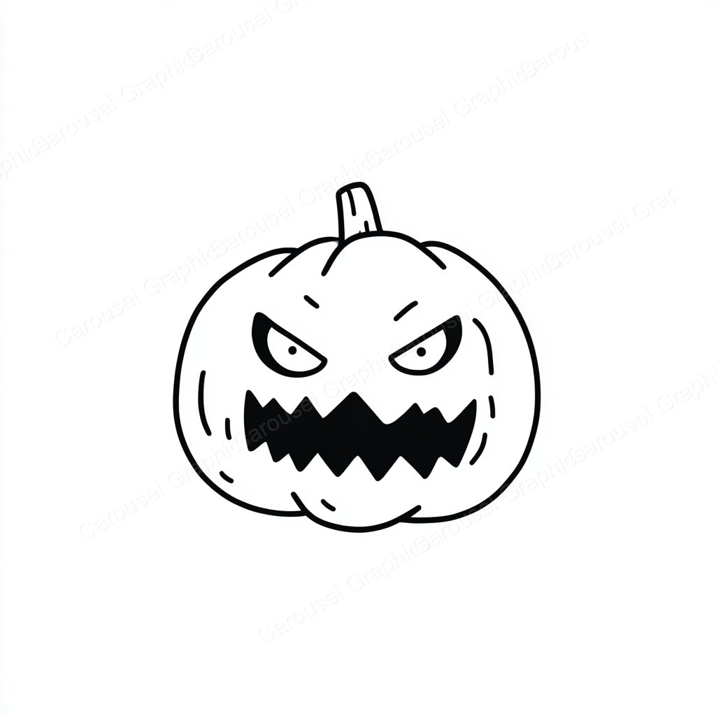 Jack-O-Lantern Vector Graphic preview